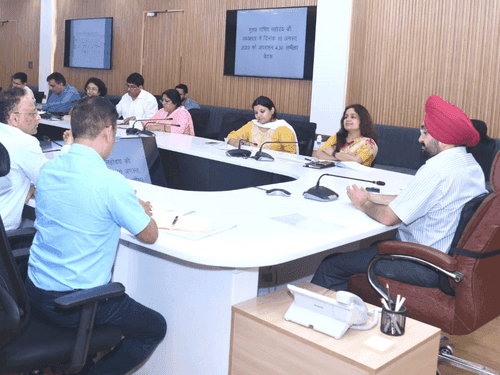 Image for मुख्य सचिव डॉ0 एस.एस. संधु ने संस्तुत अनुदान के तहत कराए जा रहे कार्यों की समीक्षा की