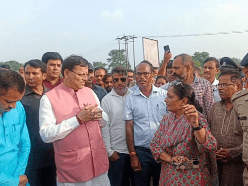 Image for सीएम धामी ने कोटद्वार में आपदाग्रस्त क्षेत्र का किया निरीक्षण