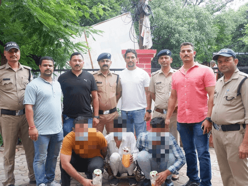 ₹01 करोड़ की कीमत की स्मैक के साथ तीन तस्कर गिरफ्तार
