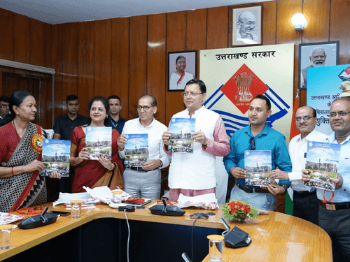 Image for सीएम धामी ने वार्षिक पत्रिका संकल्प का किया विमोचन