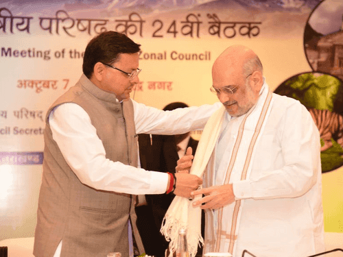 Image for सीएम धामी ने केंद्रीय गृहमंत्री श्री अमित शाह व अन्य महानुभावों का किया स्वागत