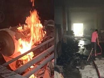 Image for रूद्रपुरः दुर्गापुर में फैक्ट्री में लगी भीषण आग