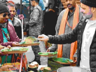 राहुल गांधी ने लगाया केदारनाथ धाम में भंडारा, संत समाज ने दिया आशीर्वाद