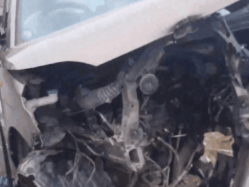 हरिद्वार-दिल्ली हाईवे पर भीषण सड़क हादसा, तीन की मौत, एक घायल