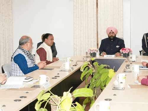 Image for राज्यपाल गुरमीत सिंह ने टीबी उन्मूलन कार्यक्रम की समीक्षा की