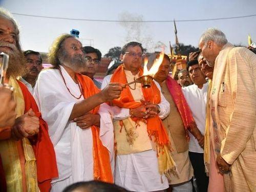Image for सीएम धामी हुए गंगा पूजन एवं आरती में शामिल