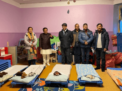 Image for कैबिनेट मंत्री डाॅ0 धन सिंह रावत ने आईसीईसी टूलो-पिल्के डेकेयर सेंटर का किया भ्रमण
