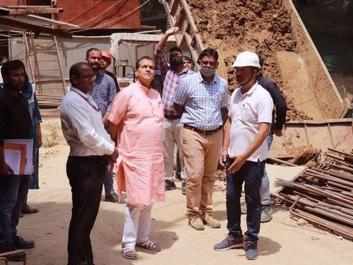 नई दिल्ली में निर्माणाधीन भवन ‘उत्तराखण्ड निवास’ का आज कैबिनेट मंत्री प्रेम चंद अग्रवाल ने किया निरीक्षण 