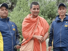 Image for उत्तराखण्ड पुलिस ने मार्ग भटके साधु का किया सकुशल रेस्क्यू