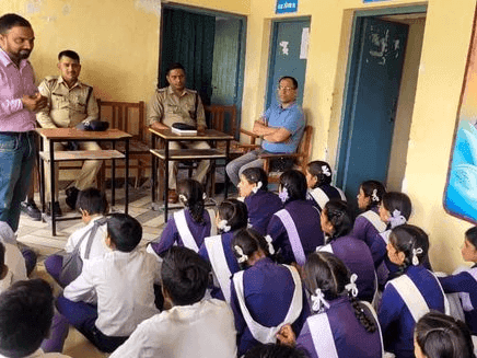 राजकीय इण्टर कॉलेज जुणगा में जागरुकता शिविर का किया गया आयोजन