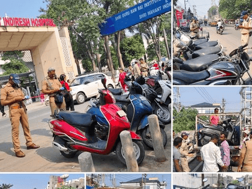 यातायात नियमों का उल्लंघन करने पर दून पुलिस द्वारा की गई कार्यवाही