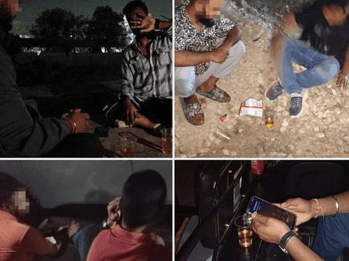 Image for सार्वजनिक स्थानों पर शराब पीने वालों के विरूद्ध दून पुलिस ने की कार्यवाही
