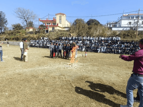 फायर स्टेशन रानीखेत द्वारा चलाया गया जन-जागरण अभियान कार्यक्रम