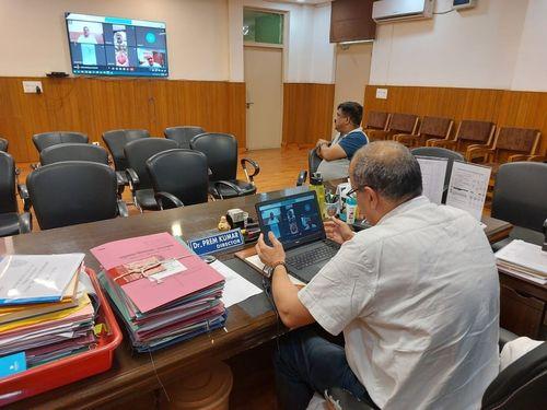 माननीय पशुपालन मंत्री की अध्यक्षता में ऑनलाइन बैठक आयोजित की गई