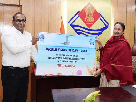 सचिव पशुपालन व मत्स्य विभाग ने मुख्य सचिव से की शिष्टाचार भेंट