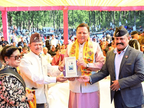 CM Dhami participated in the '50th Khalanga Fair'