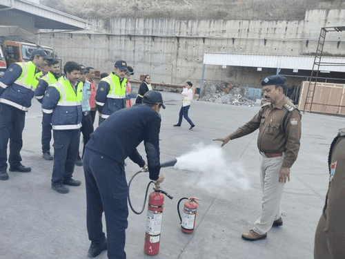 Information about fire fighting equipment provided by Fire Station New Tehri