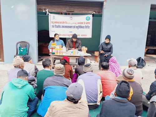 Image for ग्राम झाला कुड़ी में पशु चिकित्सा शिविर का किया गया आयोजन