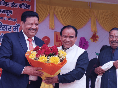 शिक्षा मंत्री डाॅ0 रावत ने सेलाकुई में विद्यालय के नए भवन का किया उद्घाटन