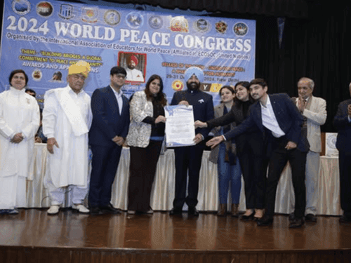 राज्यपाल गुरमीत सिंह ने 20वें विश्व शांति महासम्मेलन में किया प्रतिभाग