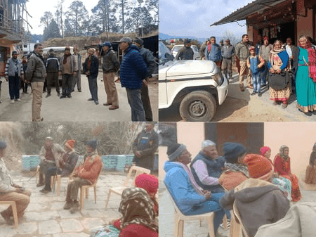 Image for उत्तराखण्ड पुलिस ने वरिष्ठ नागरिकों से की मुलाकात