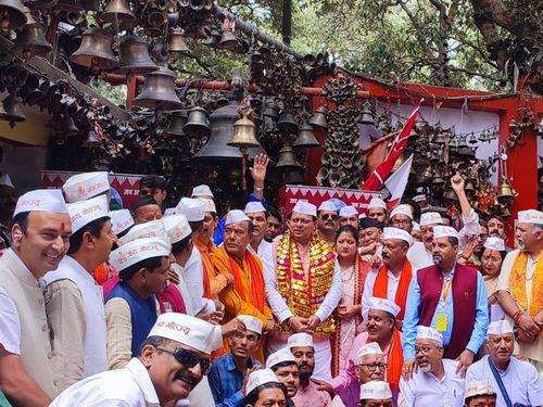 सीएम धामी ने श्री गोल्ज्यू संदेश यात्रा के समापन कार्यक्रम मे प्रतिभाग किया