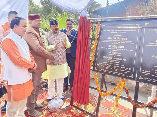 Image for स्वास्थ्य मंत्री डाॅ0 धन सिंह रावत ने रक्तकोष भवन का किया शिलान्यास