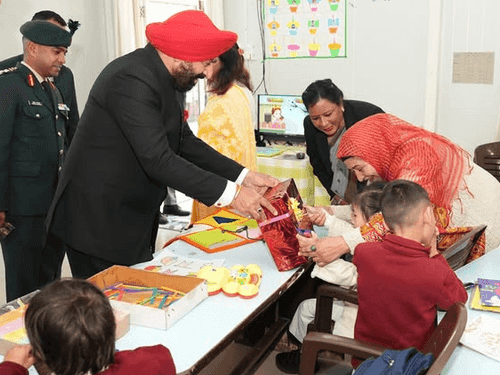 Image for Governor Gurmit Singh visited Golden Key Asha School