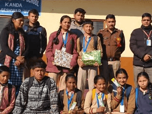 Image for काण्डा पुलिस द्वारा स्कूलों में पेंटिंग प्रतियोगिता का किया गया आयोजन