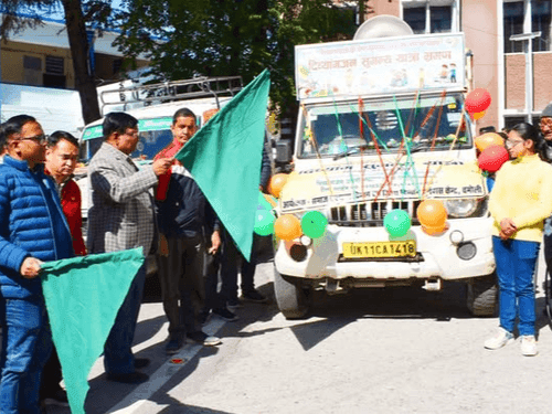 Image for Additional DM Chamoli flagged off smooth travel for the disabled