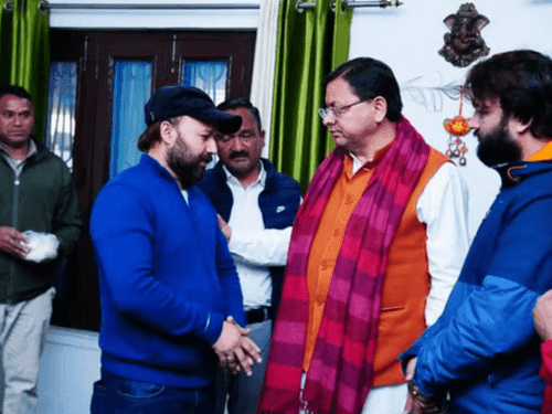 Image for CM Dhami paid tribute to comedian Ghanananda ji