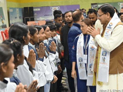 Image for सीएम धामी ने राष्ट्रीय खेलों की विभिन्न व्यवस्थाओं का किया निरीक्षण