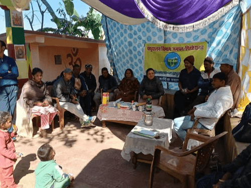 ग्राम डूंगरी रावल में पशु चिकित्सा शिविर का किया गया आयोजन