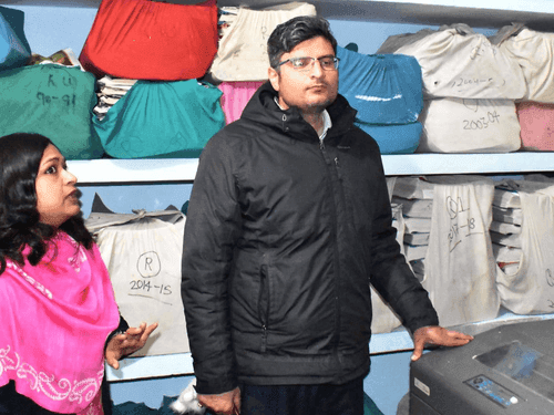 Image for DM Sandeep Tiwari did the annual inspection of the district treasury