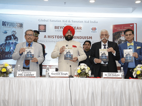 Image for Governor Gurmit Singh released the book 'Beyond Fear: A Personal Journey to Soma'