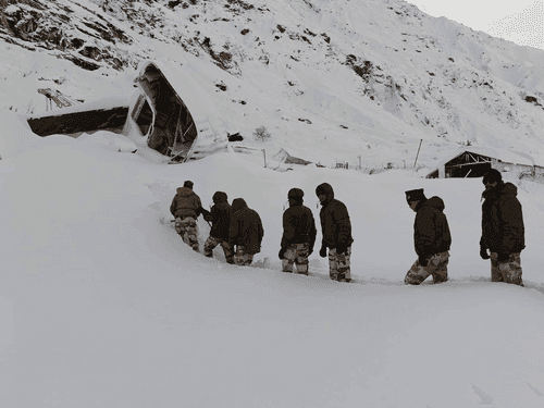 Image for 17 other workers trapped in the avalanche were rescued