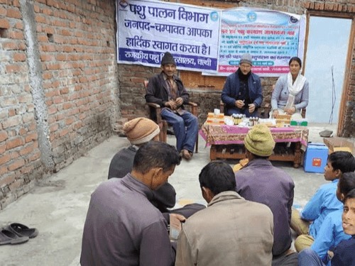 Image for Veterinary camp was organized in village Khatoli