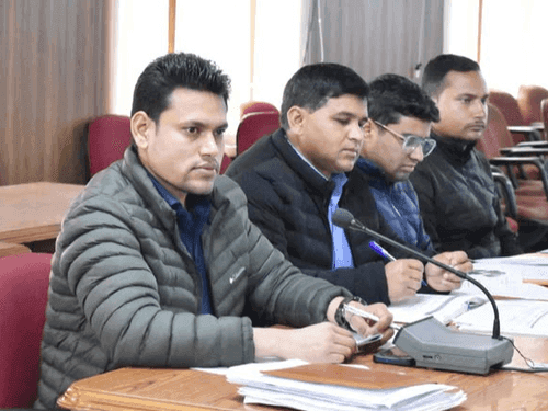 Image for DM Sandeep Tiwari took a review meeting of the Urban Poverty Eradication Mission