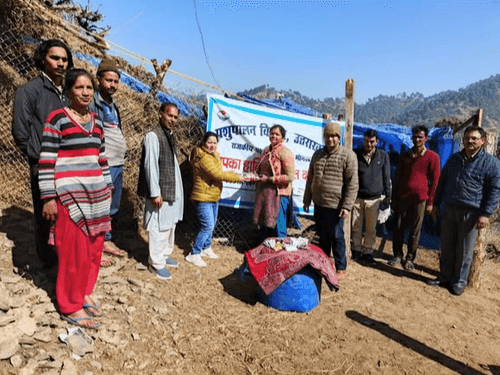 Image for A one day camp was organized in village Tolyon