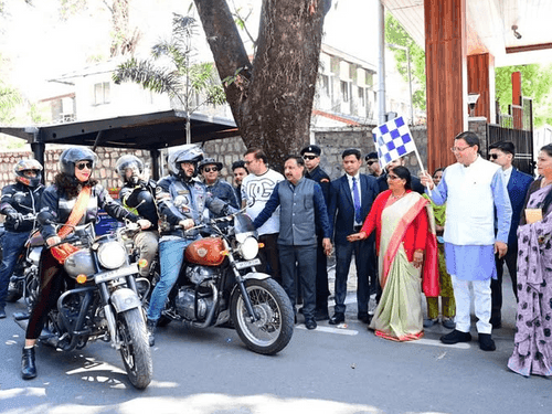 Image for सीएम धामी ने ‘ड्रग्स मुक्त उत्तराखण्ड’ बाइक रैली को दिखाई हरी झंडी