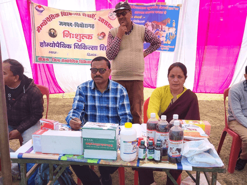 Image for झोलाखेत में लगाया गया जन सेवा थीम पर आधारित विभागीय स्टाल