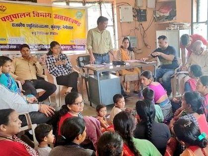ग्राम सुंदरपुर रैकवाल मे पशु चिकित्सा शिविर का किया गया आयोजन 