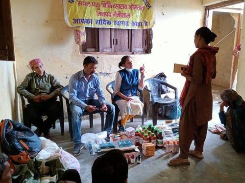 Image for सचल पशुचिकित्सालय भीमताल द्वारा पशुचिकित्सा एवम् बांझपन शिविर का किया गया आयोजन 