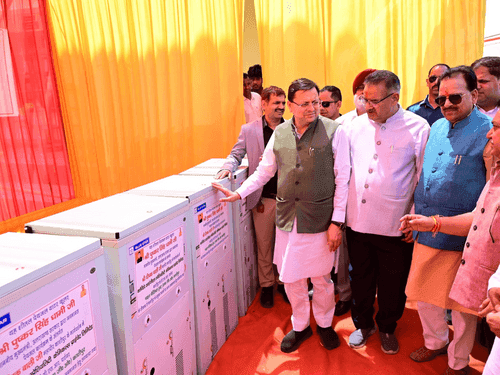 Image for CM Dhami inaugurated the Automated Driving Test Track