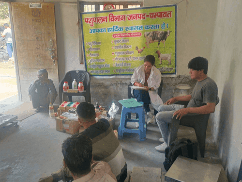 Image for Veterinary awareness camp was organized in village Budhakhet