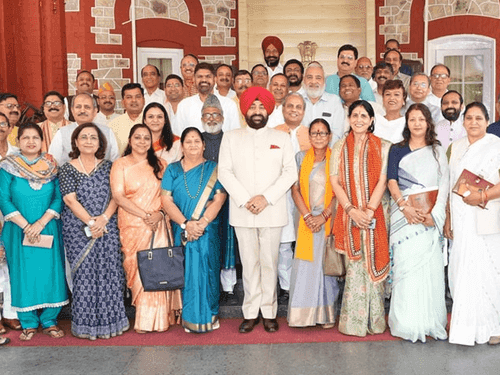 Image for Responsibilities appointed in various departments met the Governor