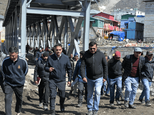 Image for Chief Secretary Anand Bardhan Inspects Char Dham Yatra Preparations at Kedarnath