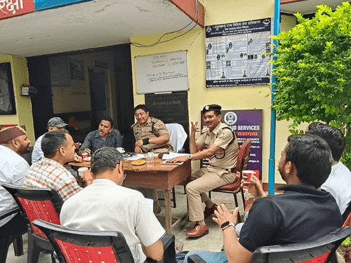 Image for Meeting on Traffic and Law & Order Held at Baijnath Police Station