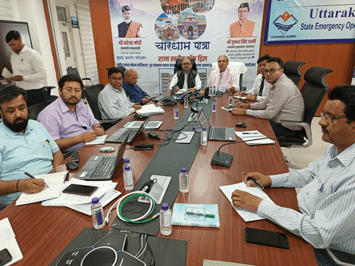 Image for State Disaster Management Committee reviews Char Dham Yatra  and Monsoon Preparations