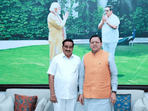 Image for सीएम धामी ने नई दिल्ली में जलशक्ति मंत्री सीआर पाटिल से की मुलाकात